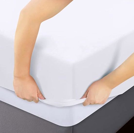 Doux Et Durable Drap Housse 200x200 Cm Fleurs ColoréEs Laisse Aquarelle Drap Housse Microfibre Hypoallergénique Lavable Pour Matelas De 30 Cm Drap