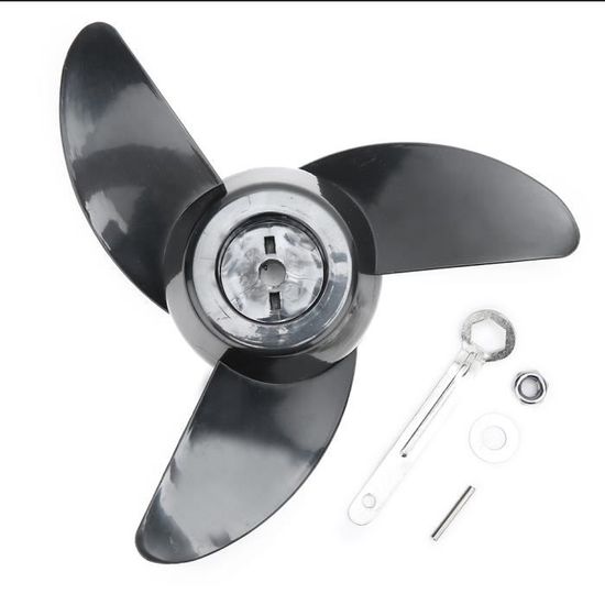 Accessoires d/'Helice en Plastique Hélice Hors-bord Kayak Hélice à 2 Pales