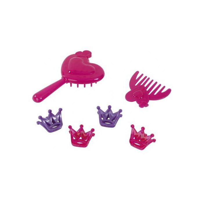 Tete a coiffer et maquiller Blonde 21 cm Ma Belle Princesse + 3 accessoires Ultra chevelure - Cheveux longs - Set poupee avec carte - Jeux - Jouets