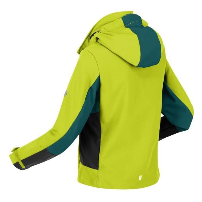 Regatta Acidity V Softshell-Jacke Für Kinder – Leicht, Winddicht, Wasserabweisend, Mit Abnehmbarer Kapuze, Ideal Für Outdoor-Abenteuer