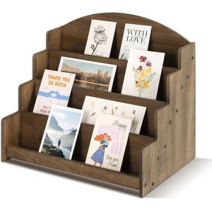 Support de Livre, Présentoir Multifonction en Fer avec Porte-Photos Support de Livre, Présentoir Multifonction en Fer avec Porte-Photos