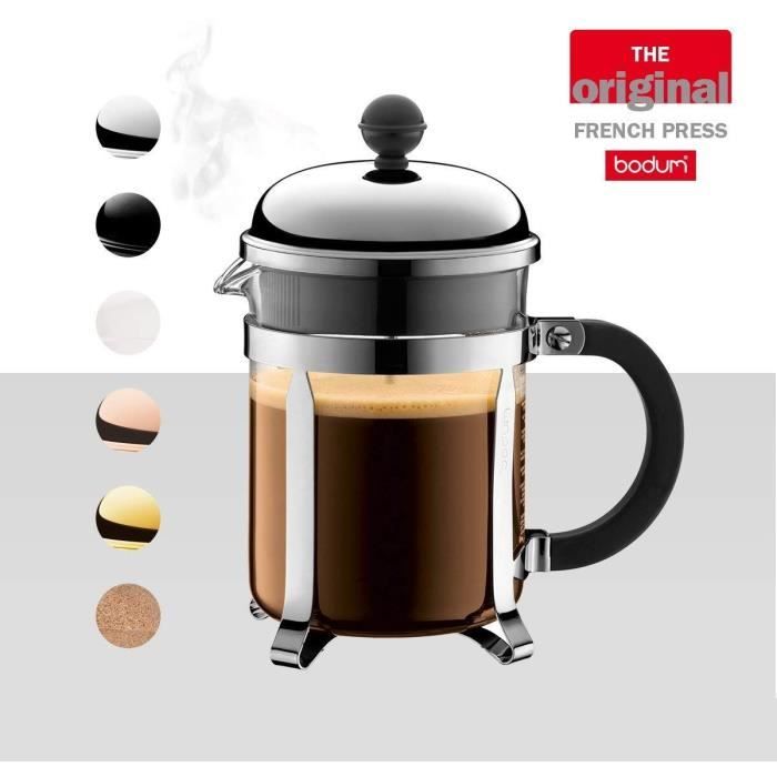 Bodum - 11173-16 - New-Chambord - Cafetière à Piston avec Bec Verseur
