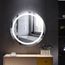 Led 20w Miroir De Salle De Bain Ronde 80cm Lumiere Blanche Froide