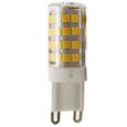 Ampoule LED G9 5 W, 51 x 2835 SMD 400 lm Remplace les ampoules halogènes 40 W, 220 V blanc chaud 3000 K, angle d'éclaira-0