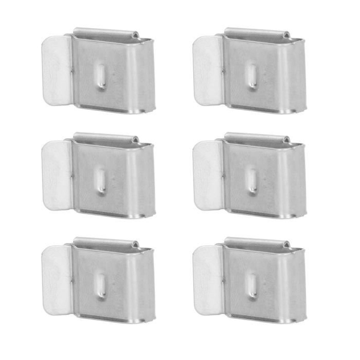 EJ.life Pinces De Mise à La Terre De Panneau Solaire 10 Pièces Support De Montage Solaire Z