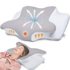 WENZYLIQUOX Oreiller Ergonomique Cervical Mémoire de Forme,pour Dormeurs sur Côté,Dos et Ventre,Soulage Douleur,Améliore Sommeil,62x41x13/11cm