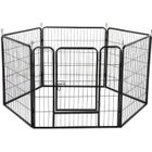 IAMS CHIEN Parc à Chiots, enclos pour chiens et autres animaux,6 panneaux,80*60 cm pliable