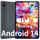 Tablette Tactile DOOGEE T30S Tablette 11 Pouces 2.4K Android 14 16Go+256Go SD 1To Batterie 8580mAh-10W 13+8MP-TÜV SÜD - Gris