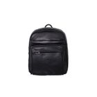 Sac à dos Hexagona en cuir ref 35980 noir 34*31*15 cm