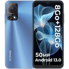 Smartphone HOTWAV Note 13 - Bleu -Cadeaux Noël- 4+128Go - Écran 6,6 Pouces HD+ -Caméra 50MP - 5160mAh-Android 13 - GPS