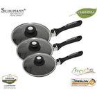 SCHUMANN PROFESSIONNEL Poeles En Pierre 20/24/32cm - Manche Amovible