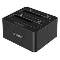 SHAN ORICO Boîtier Externe pour Disque Dur 2,5 " - 3,5 ", Station d'accueil, duplicateur, Double Baies, USB 3.0, SATA III 6 GB-s