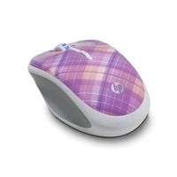 HP 2.4GHz Wireless Optical (Preppy Pink) Mobile Mouse.