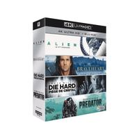 Coffret 4k Cultes 4 Films : Braveheart  Die Hard  Alien  Predator [Combo Blu-Ray, Blu-Ray 4K]