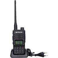 Retevis RT85 Talkie Walkie Bi-Bande, Radio Amateur Longue Portée, 2m-70cm Émetteur-récepteur Portable avec Radio FM (Noir, 1