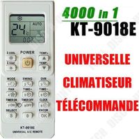 TD® 4000 CODE IN 1 UNIVERSELLE CLIMATISEUR TÉLÉCOMMANDE KT-9018E