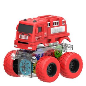VOITURE - CAMION camion de pompier - Jouet de modèle de voiture de simulation élevée, véhicule d'ingénierie, jouets de constru