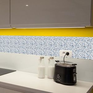 Carrelage Adhesif Mural Odense Bleu Relief 3d Achat Vente
