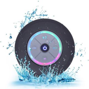 Ventouse Enceinte Bluetooth Waterproof Noir Achat Vente Pas Cher