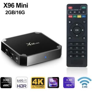 BOX MULTIMEDIA Boîtier décodeur TV - X96 mini - Android 7.1 - 2GB