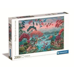 PUZZLE Puzzle - Clementoni - The Peaceful Jungle - 2000 p