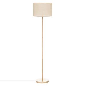 LAMPADAIRE Lampe à poser, lampadaire droit en bois de pin col