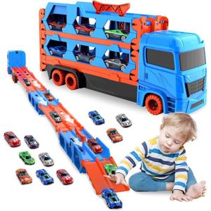 CAMION ENFANT Camion De Transporteur Voiture Enfant Avec 10 Peti