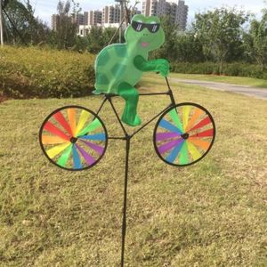 MOULIN À VENT Moulin à Vent Jouet Animal 3D en Vélo pour Décorat