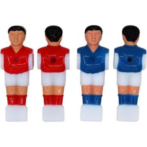 BABY-FOOT STOBOK Foosball Hommes Football de Table Hommes Joueurs Pièces de Rechange pour 1. 4 M Baby-Foot,4 Pièces (Rouge + )75