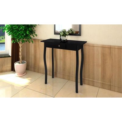 Console De Style Elegant Decor Salon Ou Chambre Noire Brillant 73