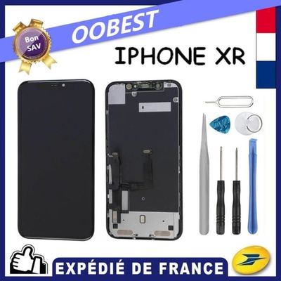 Bloc Complet iPhone XR Noir - Écran LCD + Tactile Reconditionné à neuf - Français