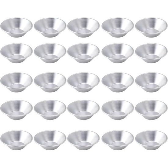 Lot 8 Anciens Petits mini Moules En Fer Gâteau Tarte