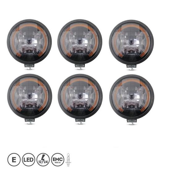 Projecteur Halogène HELLA Comet 500 - Longue Portée 12V/24V - Pour Poids Lourds