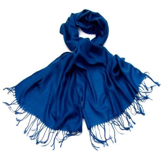 Noir Idée cadeau accessoires de mode femme Pashmina foulard étole écharpe