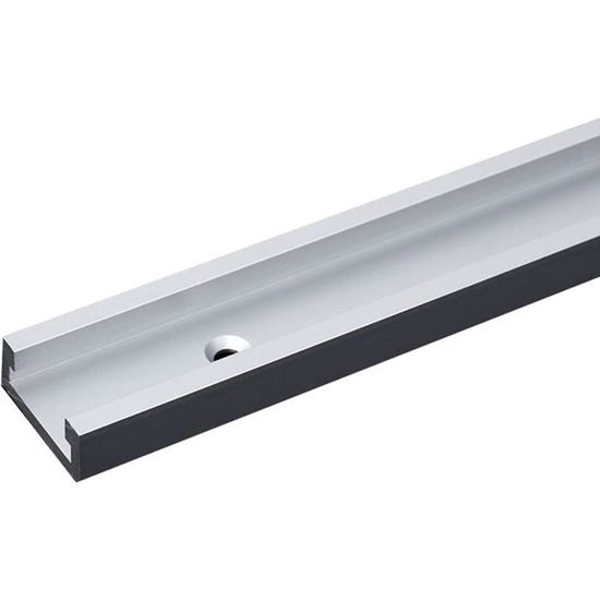 Juego de 2 rieles en T de aluminio KZQ, ranura en T, para ingletes