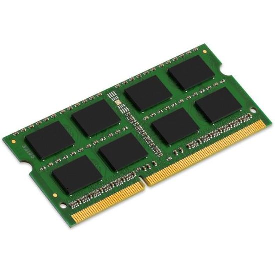 KINGSTON Mémoire PC DDR3 - 8 Go - SO DIMM 204 broches - 1600 MHz / PC3-12800 - CL11 - 1.5 V - Mémoire sans tampon - Non ECC