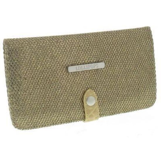 Porte chequier. Nilou dore. Lollipops. Cdiscount Bagagerie Maroquinerie