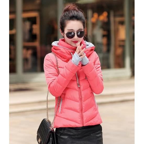 Vestes De Sport Femme Grande Taille- Blouson Femme Zippé,Manteau Hiver Femme épissure Manche Longue Veste Vêtements De Baseball Décontractés Chic Légère Tendances Automne-Hiver Classique Jackets