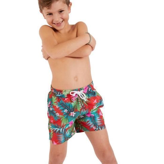 Short de bain enfant Banana Moon M Air Mahalomen rouge 12 ans Rouge Cdiscount Pret a Porter