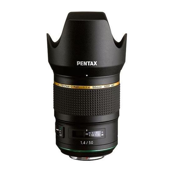 Objectif standard Pentax D FA 50mm F1.4 SDM HD AW W-C pour MILC/SLR - Noir