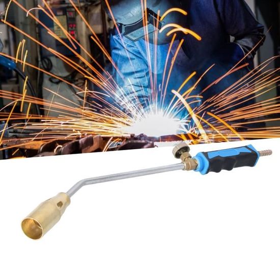 Chalumeau Désherbant Thermique à Double Interrupteur – Flamme Puissante, Tube Long 120 Cm !