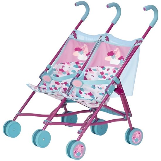 Poussette canne Jumeaux Baby Born 43 cm max Poignee 60 cm Cdiscount Jeux Jouets