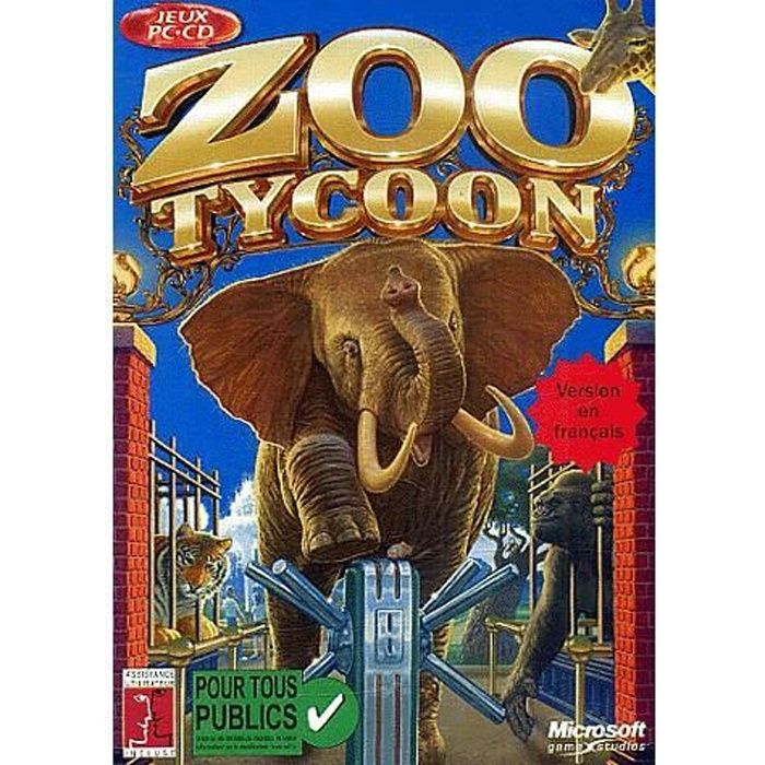 ZOO TYCOON Cdiscount Jeux vidﾃｩo