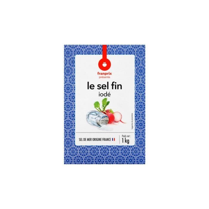 Sel fin iodé Franprix - 1Kg