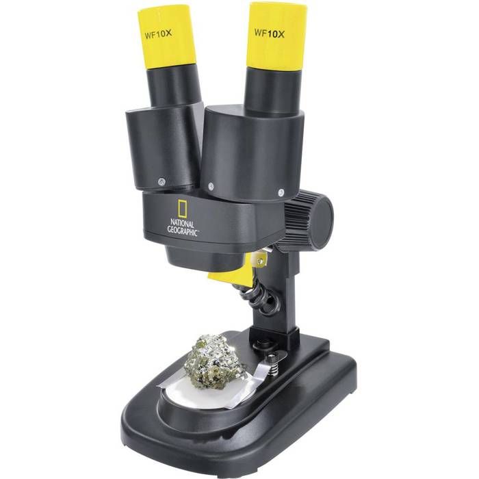 NATIONAL GEOGRAPHIC Stereo Microscope 20x Avec Eclairage LED