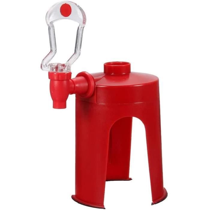 Distributeur de Soda,Distributeur d'eau de Cola agrave Pression Manuelle, eacutetanche, Adapteacute agrave La Cuisine, Au Piqu