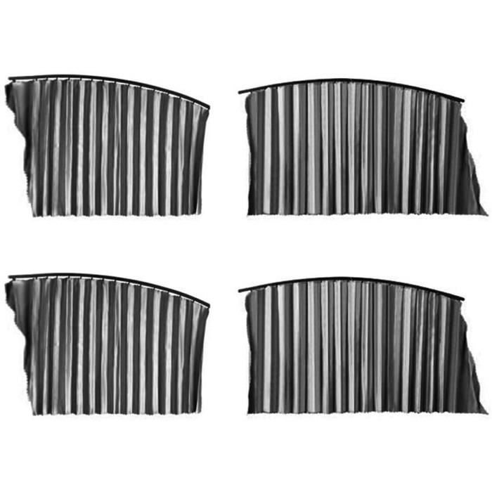 PARE-SOLEIL - BANDE SOLAIRE - FILM SOLAIRE Demiawaking 4pcs Pare-Soleil de Voiture, Pare-soleils pour Vitres Latérales 75