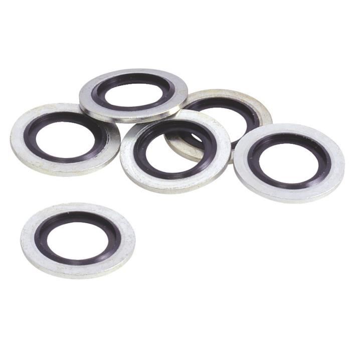 Joints vidange X 6, lèvres BS, diamètre 14.7 mm - AUTOBEST