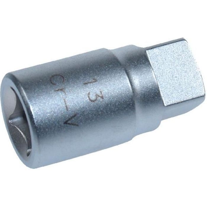 Embout de vidange, chrome vanadium, male, 3/8, carré, 13 mm - AUTOBEST
