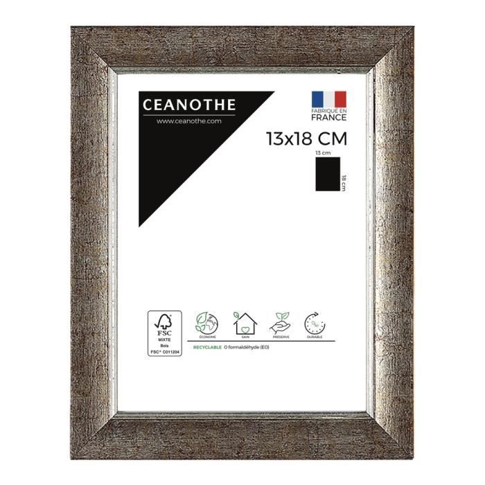 Cadre photo Hades argent 13x18 cm - Brio, marque française